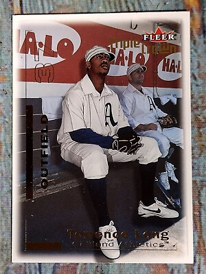 #ad Terrence Long Oakland Athletics 2001 Fleer Triple Crown #115 $1.56