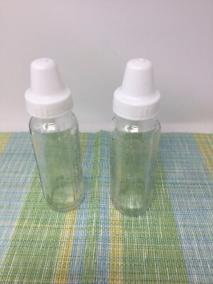 #ad #ad Evenflo Glass Baby Bottle 8oz Made in Mexico Set Of 2 Vintage $19.99