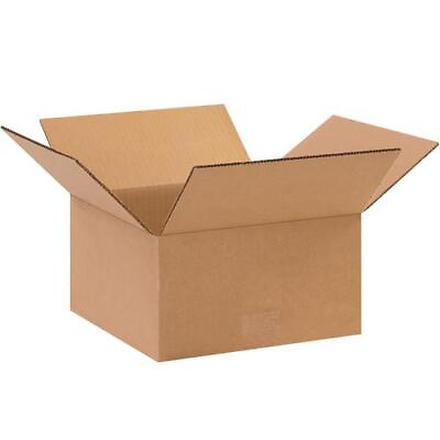#ad MyBoxSupply 10 x 10 x 5quot; Flat Corrugated Boxes 25 Per Bundle $30.99