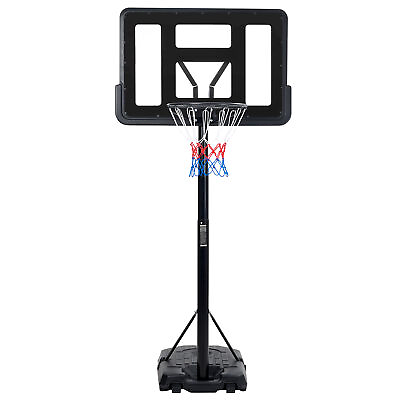 #ad Portable Basketball Hoop Quickly Height Adjusted 6.6ft 10ft Outdoor Indoor New $154.69