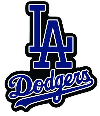 #ad Los Angeles Dodgers Logo Die Cut Laminated Vinyl Decal Major League Baseball $3.75
