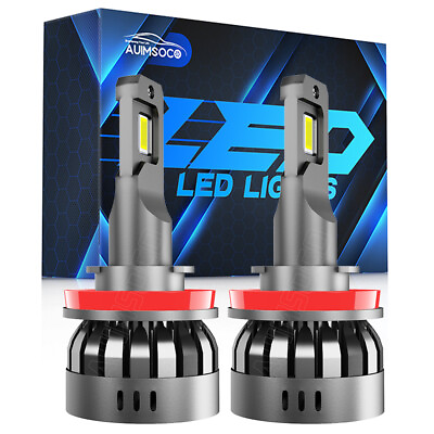 #ad 2x AUIMSOCO LED Bulbs H11 Headlight For Chevy Silverado 2500HD 3500HD 2007 2019 $44.99