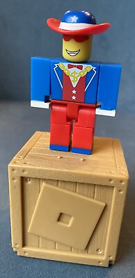 #ad Jazwares Roblox Series 2 Uncle Sams Uncle 3” Action Figure with CUBE NO CODES $7.99