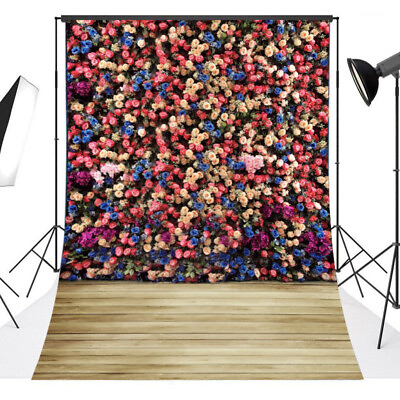 #ad Floral Photography Backdrops Studio Photo Background Birthday Decorations Prop $18.99