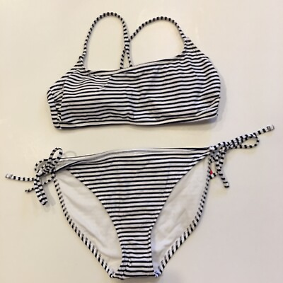 #ad Xhilaration New Women#x27;s Size Large 8 10 2 Piece Padded Bra Bikini Swimsuit $12.74