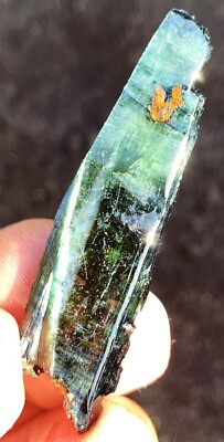 #ad 54CT Gemmy Natural Transparent Green Vivianite Crystal Specimen Brazil ie4861 $29.99