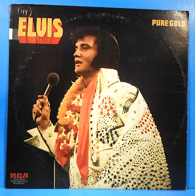 #ad ELVIS PRESLEY PURE GOLD LP 1975 ORIGINAL PRESS GREAT CONDITION VG VG A $14.99