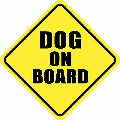 #ad DOG ON BOARD STICKER DECAL SIGN MADE IN USA Buy 2 get 3rd FREE $3.49