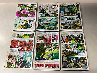 #ad UNKNOWN SOLDIER #206 ART color guides 6 PG STORY ROCK FIGHTING DEVIL DOGS WAR $199.99