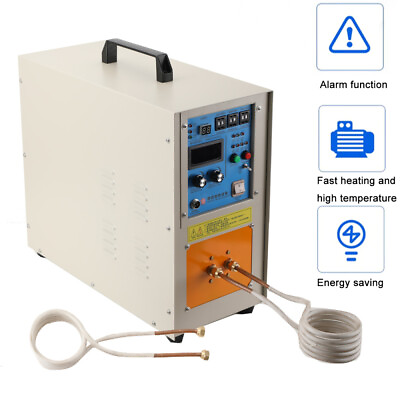 #ad Portable High Frequency Induction Heater Furnace 30 100 KHZ w Foot Switch 15KW $669.20