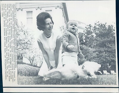 #ad 1968 Photo Patrick Lyndon Nugent Grandson President Johnson Wife Politics Child $19.99