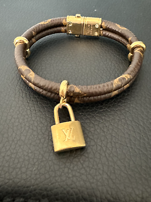 #ad Authentic Louis Vuitton “Keep It Twice” Monogram Bracelet $344.95