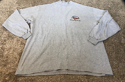 #ad VINTAGE Gray Task Force Anti Terrorist Shirt XXL 2XL L S Anvil Cotton Deluxe USA $29.99