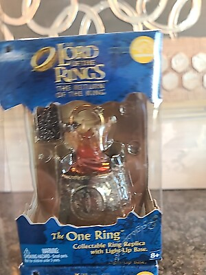 #ad Lord of the Rings Return of the King The One Ring with Light up Base By Applause $19.99