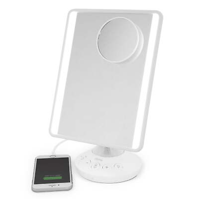 #ad Mirror with Bluetooth Audio Bonus 10x Magnification $74.82