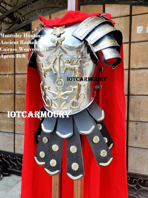 #ad Medieval Armour Greek Muscle Armor Muscular Hunting Ancient Roman Cuirass Weave $712.50