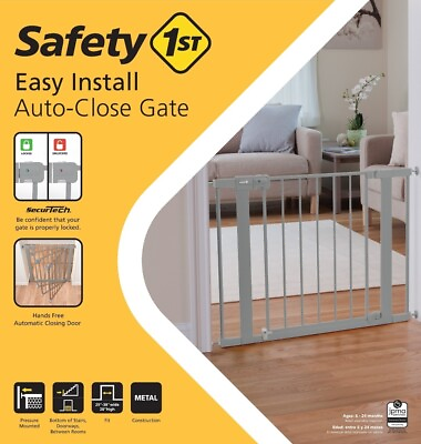 #ad #ad Safety 1st Kids Baby Pet Multi Use Easy Install Auto Close Gate $34.99