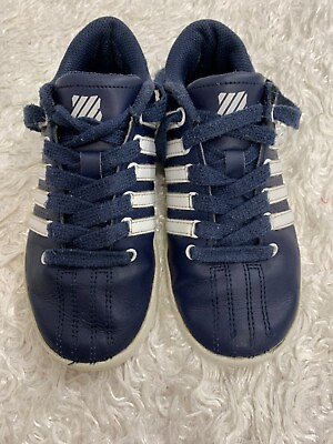 #ad Kids Unisex K Swiss Navy Blue Athletic Shoes Size 1 Youth Style $12.98