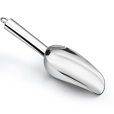 #ad Ice Scoop 6 Ounce Stainless Steel Scoop Small Metal Food Scoops for Ice Can... $18.64