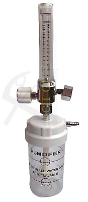 #ad Oxygen Humidifier Bottle 200ml With BPC Flowmeter Autoclavable $55.00