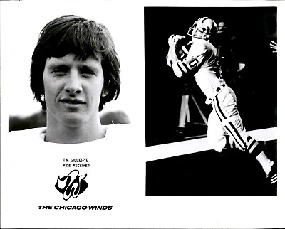#ad PF49 Original Photo TIM GILLESPIE 1975 CHICAGO WINDS DEFUNCT WFL FOOTBALL WR $20.00