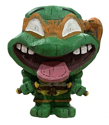 #ad #ad TMNT Michelangelo Eekeez 4quot; Figurine Ninja Turtles Nickelodeon Collectible NEW $12.99