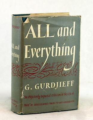 #ad G I Gurdjieff 1st Ed 1950 All and Everything 10 Books in 3 Series Hardcover w DJ $750.00