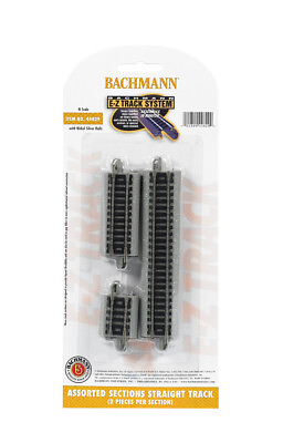 #ad Bachmann 44829 EZ Track Assorted Straight Short Sections N Scale $19.99