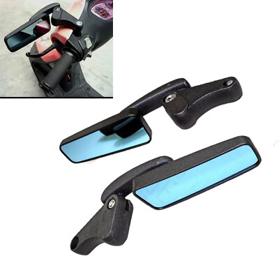 #ad Aluminum Universal Motorcycle Naked Streetfighter Bike Rear View Side Mirrors $29.99