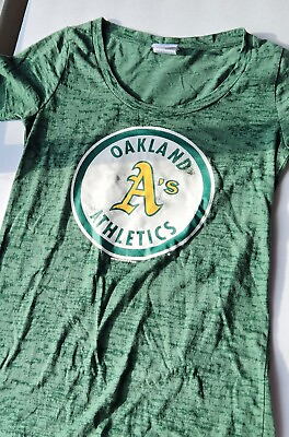 #ad Oakland A Athletic Shirt Genuine Merchandise Slight Fading On Logo Sports Shirt $16.00