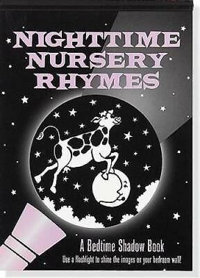 #ad Nighttime Nursery Rhymes A Bedtime Shadow Book Spiral bound GOOD $3.98