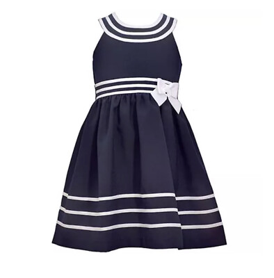 #ad NWOT Jessica Ann Navy Dress Girls Size 4 $20.00