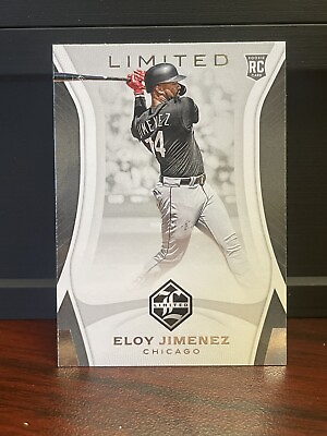 #ad Eloy Jimenez 2019 Panini Limited Rookie Card Chicago White Sox 3396 $1.00