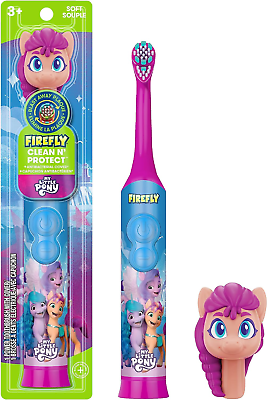 #ad Clean N#x27; Protect My Little Pony Power Toothbrush with 3D Character Cover Sof... $10.99