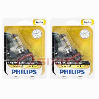 #ad 2 pc Philips Low Beam Headlight Bulbs for Ford Topaz 1988 1994 Electrical rt $13.49