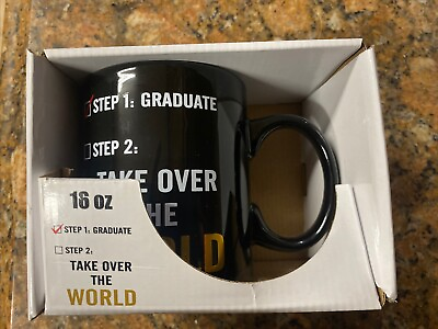 #ad Coffee Mug Graduation Gift High School College 16oz $7.99