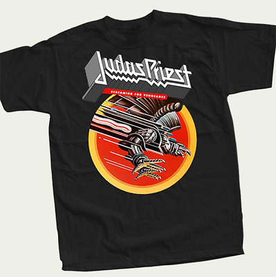 #ad Vintage Judas Priest Screaming For Vengeance 1982 Retro T Shirt TT260 $17.98