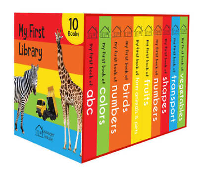 #ad My First Library : Boxset of 10 Board Books for Kids Board book VERY GOOD $10.49