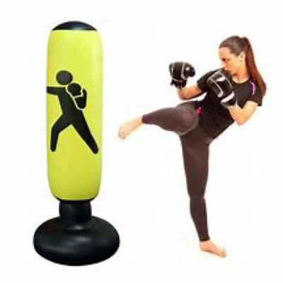 #ad #ad Freestanding Inflatable Punching Bag Kids Adults 63quot; Cardio Kickboxing Cardio $19.99