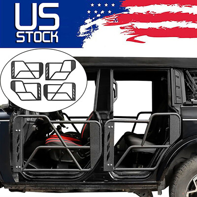 #ad 4x Offroad Steel Tubular Tube Guards Trail Door For 2021 2023 Ford Bronco 4 Door $229.99