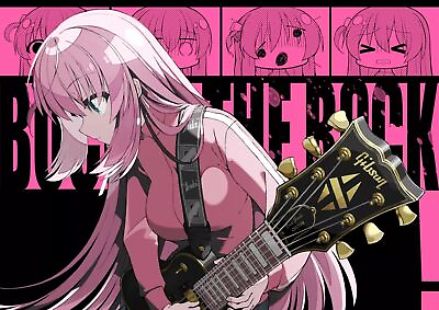 #ad Anime Girls BOCCHi THE ROCK Guitar Gotou Hitori Gaming Mat Desk 7428 $36.99