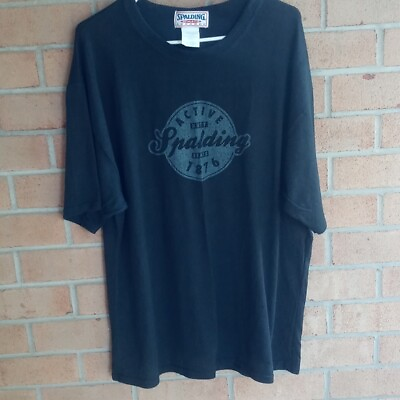 #ad Vintage 90s Spalding Logo T Shirt Men’s xl Gym Workout $21.98