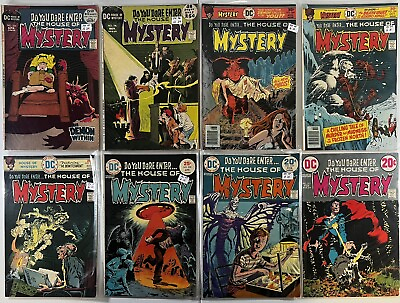 #ad House of Mystery #196 246 Run DC 1972 Lot of 8 NM $183.00