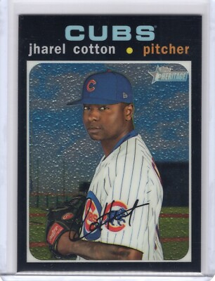 #ad Topps 2020 High Number Heritage Jharel Cotton Chrome 090 999 Chicago Cubs $1.99