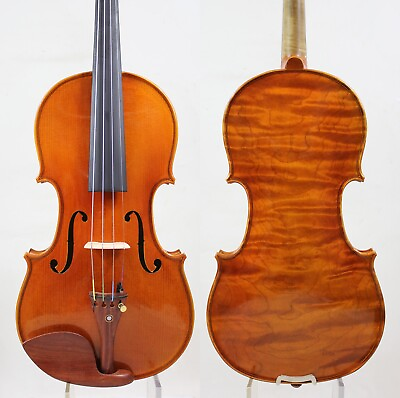 #ad Oil Varnish 1pc back A Strad Violin 4 4 Copy #7794 Strong loud Tone $499.00
