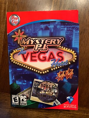 #ad Mystery PI The Vegas Heist Seek And Find Hidden Object PC Video Game $16.99