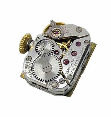 #ad Movado 17 Jewels Ladies Mechanical Watch Movement $18.00