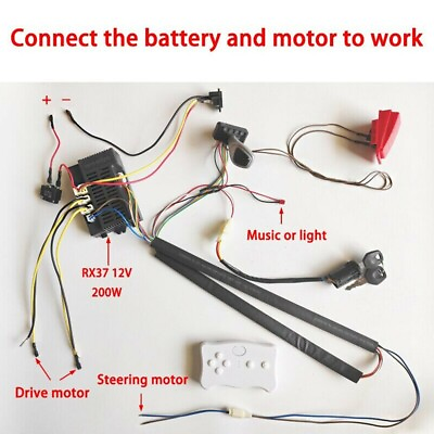 #ad Switch Weelye DIY Wire Spare Parts Tools Modified Of Kids Electric Car RC $56.61