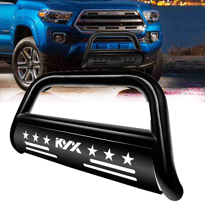 #ad For 2016 2021 Toyota Tacoma Bull Bar 3quot; Brush Push Grille Guard With Skid Plate $98.99