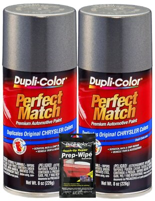 #ad Dupli Color Charcoal Gray Metallic Perfect Match Automotive Paint for Chrysler $29.89